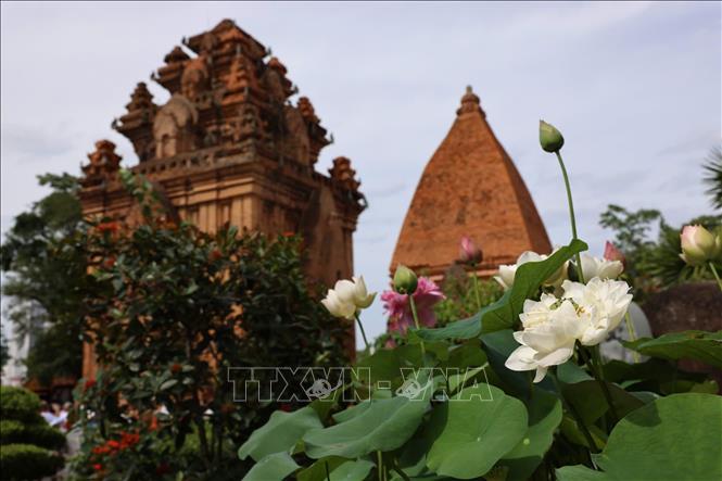 Sự hòa quyện giữa tín ngưỡng thờ Mẹ Xứ Sở bản địa với các yếu tố Ấn Độ giáo tạo nên một bản sắc tâm linh vô cùng độc đáo cho di tích. Ảnh: Thanh Tùng - TTXVN