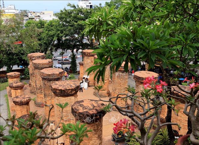 Hơn một thiên niên kỷ tồn tại, Tháp Bà Ponagar là chứng nhân lịch sử, văn hóa của vùng đất Khánh Hòa. Ảnh: Nhật Anh - TTXVN