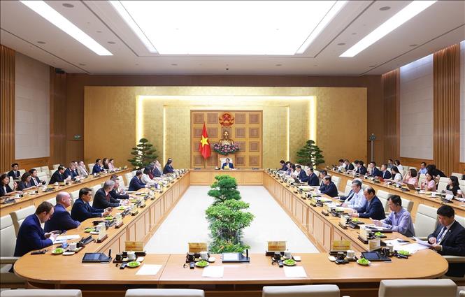 Quang cảnh buổi Tọa đàm với các doanh nghiệp của Vương quốc Anh. Ảnh: Dương Giang-TTXVN
