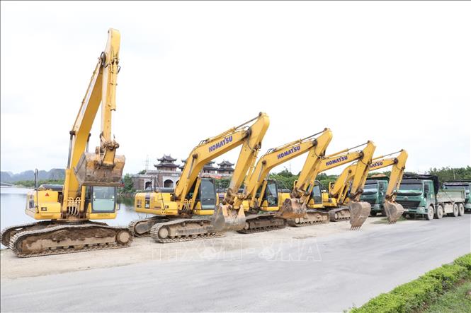 Dự án thực hiện trong giai đoạn 2024 – 2027, công trình hoàn thành sẽ góp phần kết nối giao thông và phát triển du lịch tỉnh Ninh Bình. Ảnh: Đức Phương - TTXVN