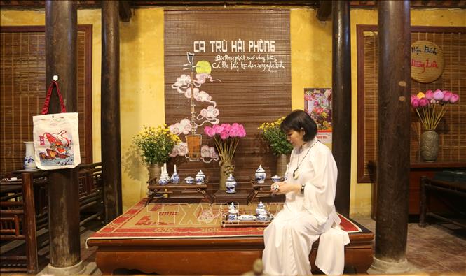 Một không gian trải nghiệm trong tour đêm. Ảnh: Minh Thu- TTXVN