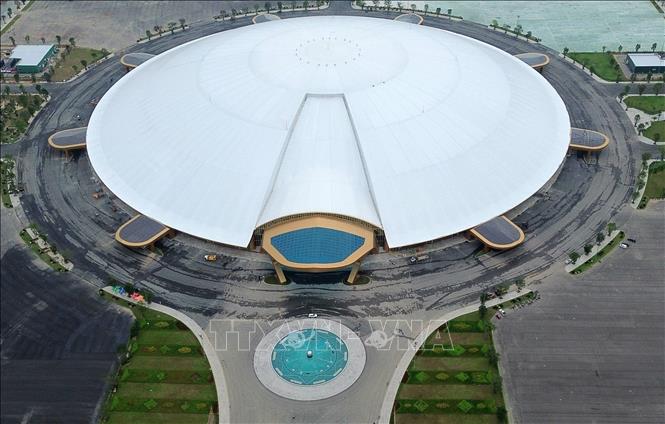 Trung tâm Triển lãm Việt Nam dự kiến trở thành điểm đến của các sự kiện chính trị, kinh tế, văn hóa, du lịch tầm quốc gia và quốc tế. Ảnh: Quốc Khánh - TTXVN