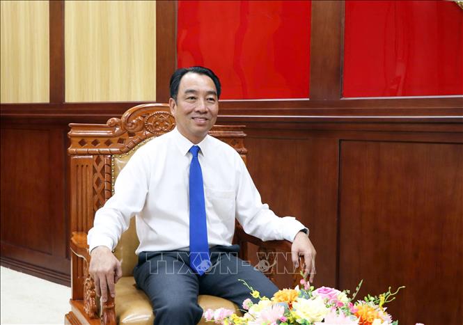 Chủ tịch UBND tỉnh Vĩnh Long Lữ Quang Ngời cho biết, đến thời điểm này, tỉnh đã cơ bản hoàn tất công tác chuẩn bị, sẵn sàng đưa bộ máy mới vận hành ổn định, thông suốt từ ngày 1/7/2025. Ảnh: Phạm Minh Tuấn-TTXVN