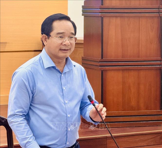 Đồng chí Nguyễn Văn Được, Ủy viên Trung ương Đảng, Phó Bí thư Thành ủy, Chủ tịch UBND Thành phố Hồ Chí Minh. Ảnh: Thanh Vũ-TTXVN