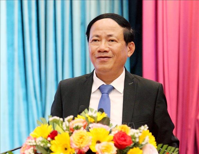 Ông Phạm Anh Tuấn, Phó Bí thư Tỉnh ủy Gia Lai (mới) nhiệm kỳ 2020 - 2025 giữ chức vụ Chủ tịch Ủy ban nhân dân tỉnh Gia Lai (mới) nhiệm kỳ 2021 - 2026. Ảnh: TTXVN