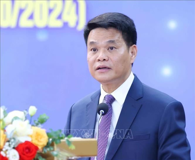 Ông Lê Ngọc Châu, Phó Bí thư Thành ủy Hải Phòng (mới) nhiệm kỳ 2020 - 2025 giữ chức vụ Chủ tịch Ủy ban nhân dân thành phố Hải Phòng (mới) nhiệm kỳ 2021 - 2026. Ảnh: Phương Hoa – TTXVN