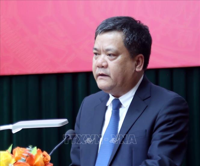 Ông Trần Phong, Phó Bí thư Tỉnh ủy Quảng Trị (mới) nhiệm kỳ 2020 - 2025 giữ chức vụ Chủ tịch Ủy ban nhân dân tỉnh Quảng Trị (mới) nhiệm kỳ 2021 - 2026. Ảnh: Tá Chuyên - TTXVN