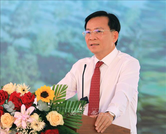 Ông Hồ Văn Mười, Phó Bí thư Tỉnh ủy Lâm Đồng (mới) nhiệm kỳ 2020 - 2025 giữ chức vụ Chủ tịch Ủy ban nhân dân tỉnh Lâm Đồng (mới) nhiệm kỳ 2021 - 2026. Ảnh: Ngọc Minh – TTXVN
