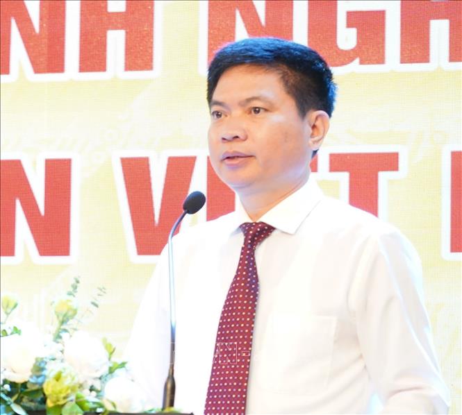 Ông Trương Quốc Huy, Bí thư Tỉnh ủy, đại biểu Quốc hội khóa XV, giữ chức vụ Trưởng Đoàn đại biểu Quốc hội khóa XV tỉnh Ninh Bình. Ảnh Thanh Tuấn - TTXVN