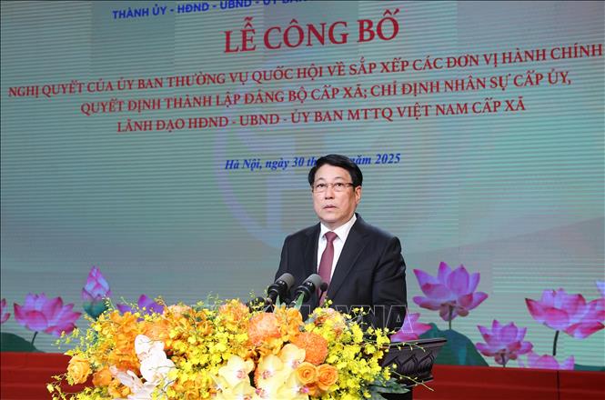 Chủ tịch nước Lương Cường phát biểu chỉ đạo. Ảnh: Lâm Khánh – TTXVN