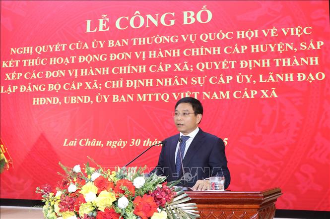 Bộ trưởng Bộ Tài chính Nguyễn Văn Thắng phát biểu. Ảnh: Nguyễn Oanh-TTXVN