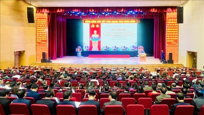 Quang cảnh buổi lễ Công bố. Ảnh: Sỹ Thắng-TTXVN