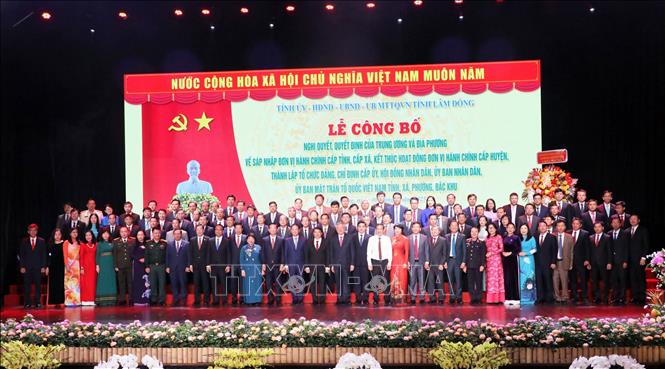 Ban Chấp hành Đảng bộ tỉnh Lâm Đồng mới với 95 ủy viên. Ảnh Chu Quốc Hùng-TTXVN
