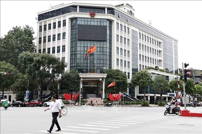 Trụ sở phường Ngọc Hà, thành phố Hà Nội. Ảnh: Lê Đông - TTXVN