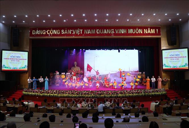 Chương trình nghệ thuật tại Lễ kỷ niệm. Ảnh: Thống Nhất – TTXVN 