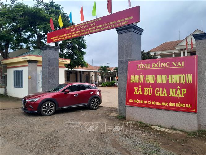 Trụ sở xã Bù Gia Mập. Ảnh: K GỬIH-TTXVN 
