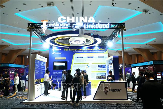Gian hàng tại triển lãm. Ảnh:Hằng Linh-PV TTXVN tại Malaysia