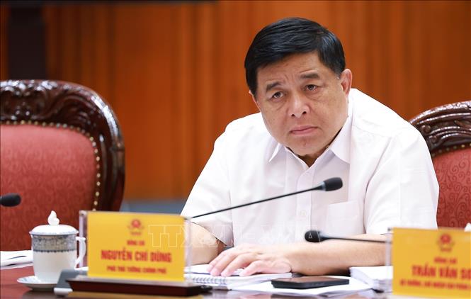 Phó Thủ tướng Nguyễn Chí Dũng phát biểu. Ảnh: Dương Giang-TTXVN 
