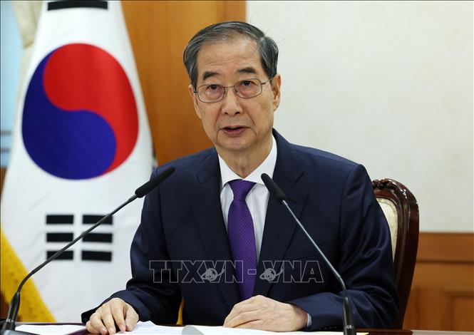 Cựu Thủ tướng Hàn Quốc Han Duck Soo. Ảnh: Yonhap/TTXVN
