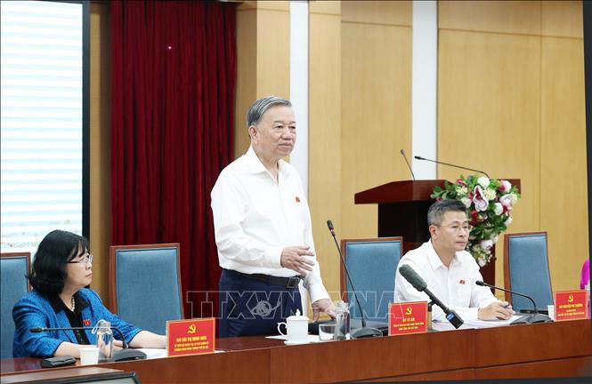 Tổng Bí thư Tô Lâm phát biểu. Ảnh: Thống Nhất – TTXVN