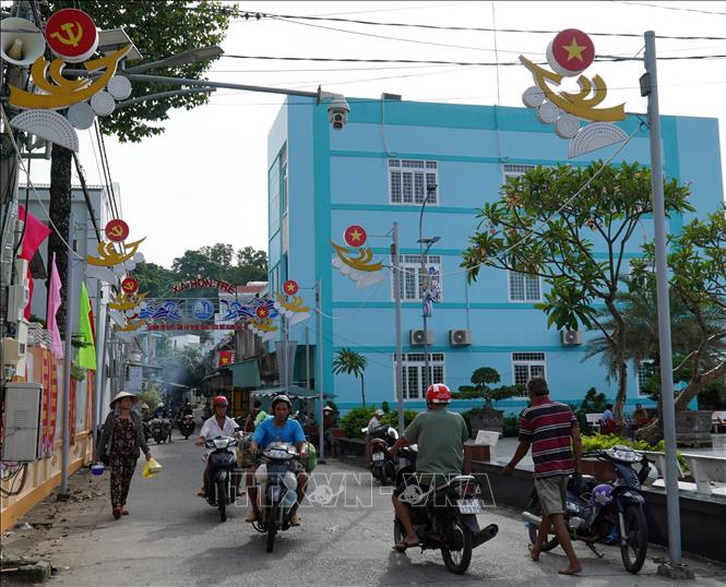 Khu vực trung tâm của Đặc khu Kiên Hải, tỉnh An Giang. Ảnh: Văn Sĩ - TTXVN 