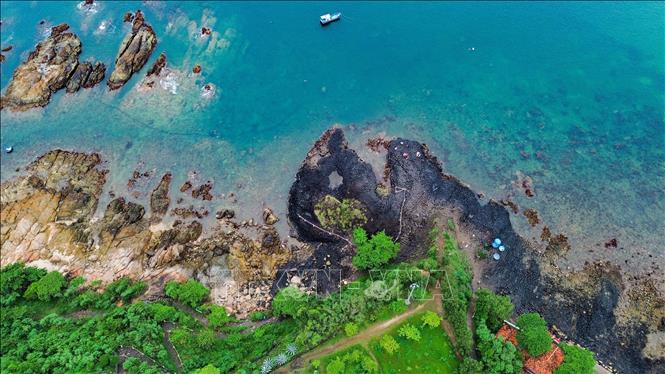 Ghenh Da Dia is recognised as special national site, confirming its special values in geology and tourism. VNA Photo