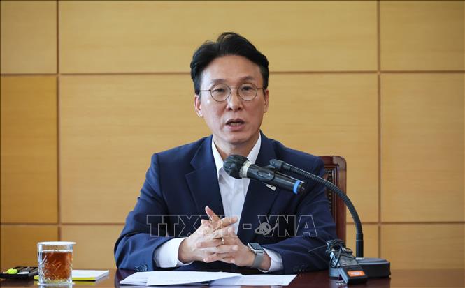 Ứng cử viên Thủ tướng Hàn Quốc Kim Min-seok. Ảnh: Yonhap/TTXVN