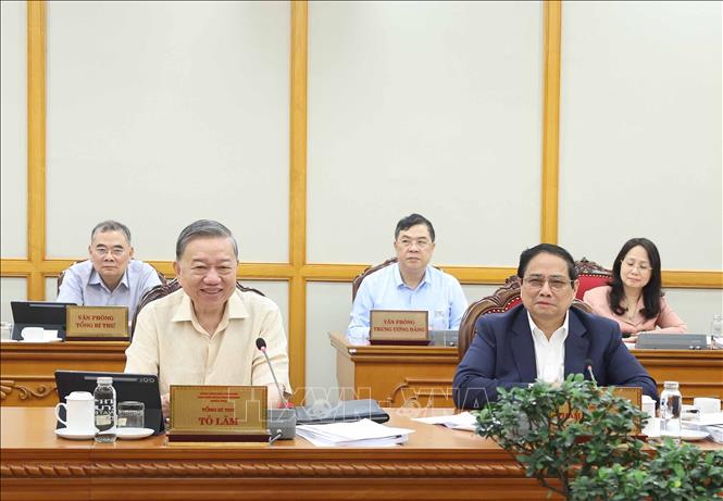 Tổng Bí thư Tô Lâm phát biểu. Ảnh: Thống Nhất -TTXVN