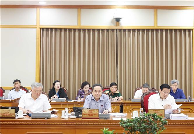 Chủ tịch Quốc hội Trần Thanh Mẫn phát biểu. Ảnh: Thống Nhất -TTXVN