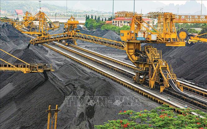 Công trường kinh doanh của Công ty Tuyển Than Cửa Ông (Quảng Ninh). Ảnh: TTXVN phát