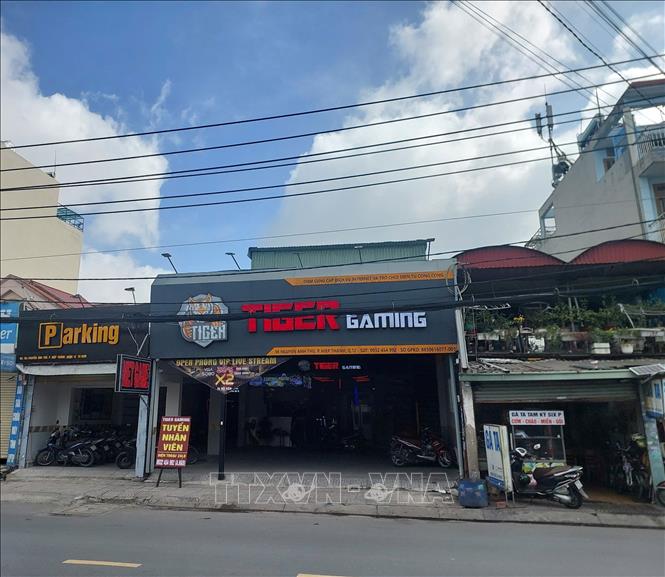 Địa điểm quán Internet nơi xảy ra vụ việc. Ảnh: Linh Sơn -TTXVN