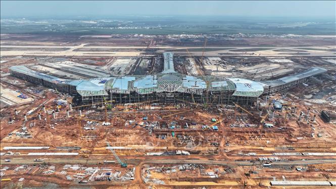 Nhà ga hành khách sân bay Long Thành. Ảnh: Công Phong - TTXVN