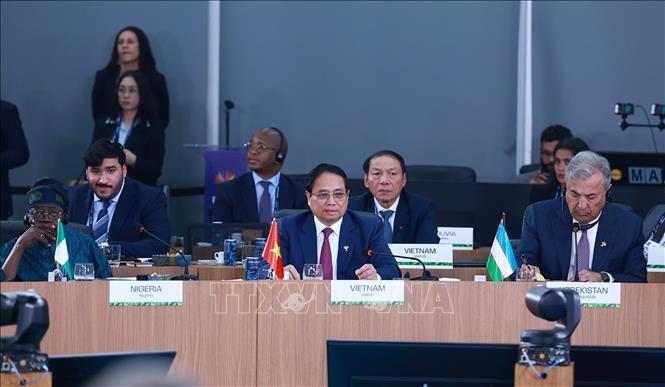 Thủ tướng Phạm Minh Chính phát biểu tại Phiên thảo luận cấp cao 