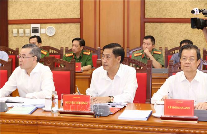 Đại biểu tham dự Phiên họp thứ 28 Ban Chỉ đạo Trung ương về phòng, chống tham nhũng, lãng phí, tiêu cực. Ảnh: Phương Hoa - TTXVN