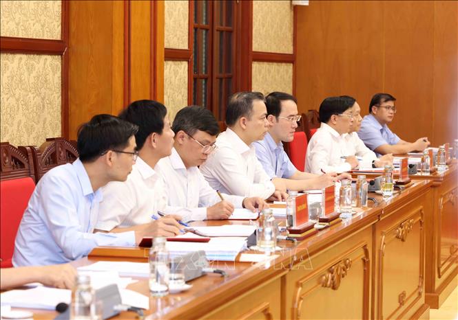 Đại biểu tham dự Phiên họp thứ 28 Ban Chỉ đạo Trung ương về phòng, chống tham nhũng, lãng phí, tiêu cực. Ảnh: Phương Hoa - TTXVN