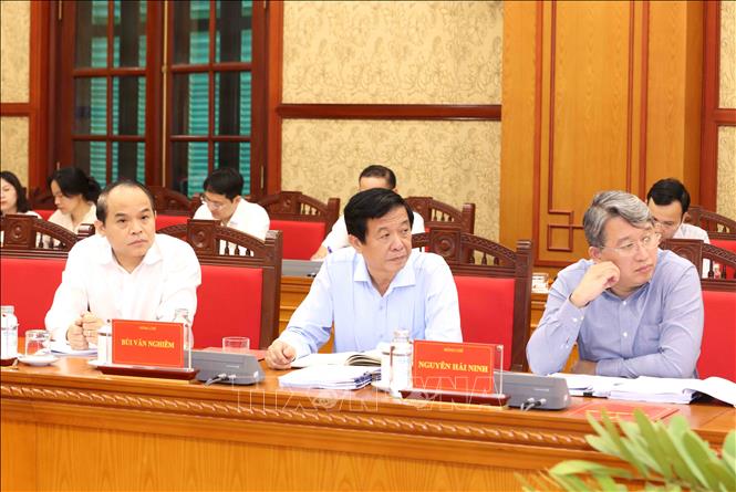 Đại biểu tham dự Phiên họp thứ 28 Ban Chỉ đạo Trung ương về phòng, chống tham nhũng, lãng phí, tiêu cực. Ảnh: Phương Hoa - TTXVN