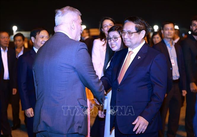 Thủ tướng Phạm Minh Chính và Phu nhân kết thúc chuyến tham dự Hội nghị Thượng đỉnh BRICS mở rộng năm 2025 và làm việc tại Brazil. Ảnh: Dương Giang-TTXVN