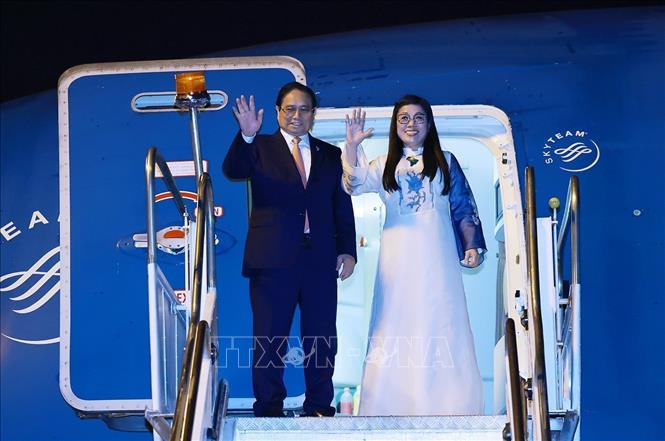 Thủ tướng Phạm Minh Chính và Phu nhân lên đường về nước, kết thúc chuyến tham dự Hội nghị Thượng đỉnh BRICS mở rộng năm 2025 và làm việc tại Brazil. Ảnh: Dương Giang-TTXVN