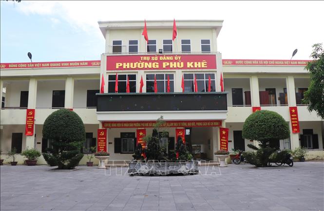 Trụ sở Đảng ủy phường Phù Khê, tỉnh Bắc Ninh. Ảnh: Thái Hùng- TTXVN