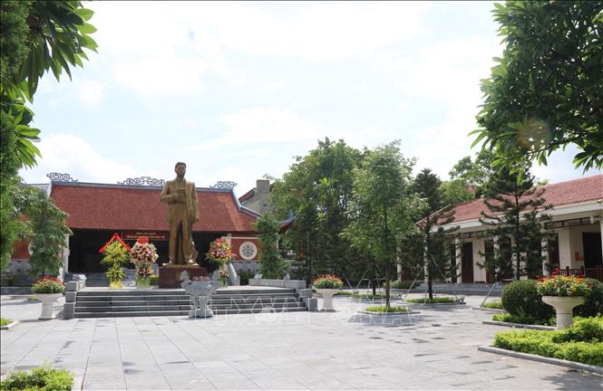 Khu Lưu niệm Tổng Bí thư Nguyễn Văn Cừ là nơi tưởng nhớ, giáo dục truyền hống cách mạng cho các thế hệ. Ảnh: Thái Hùng - TTXVN