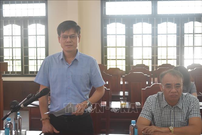 Ông Trương Ngọc Tuấn, Giám đốc Sở Nội vụ tỉnh Đắk Lắk ý kiến về triển khai công tác trong thời gian tới. Ảnh: Nguyên Dung - TTXVN