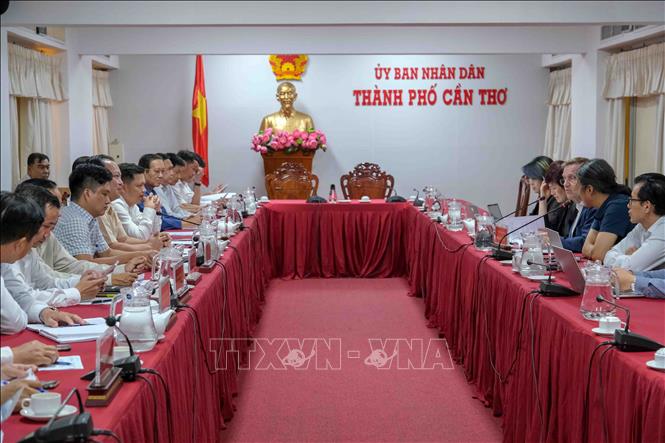 Quang cảnh buổi làm việc. Ảnh: Thanh Liêm - TTXVN