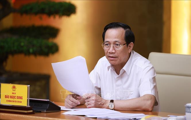 Bộ trưởng Bộ Dân tộc và Tôn giáo Đào Ngọc Dung phát biểu. Ảnh: Dương Giang-TTXVN 
