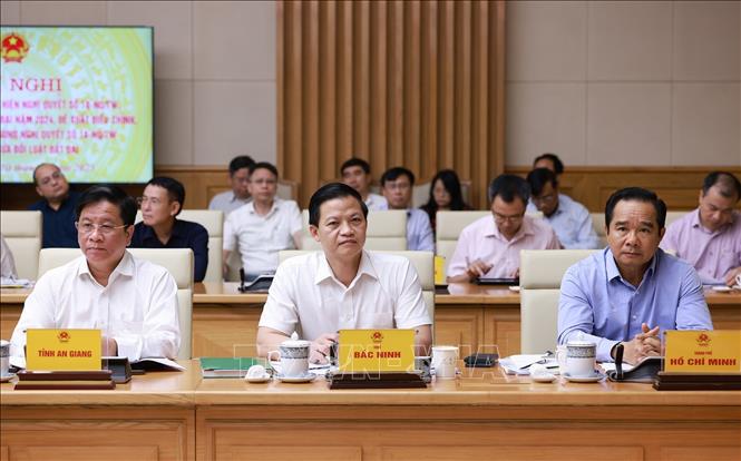 Đại diện các tỉnh, thành phố trung ương tham dự hội nghị. Ảnh: Dương Giang-TTXVN 