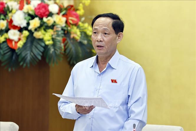 Phó Chủ tịch Quốc hội Trần Quang Phương phát biểu. Ảnh: Doãn Tấn - TTXVN