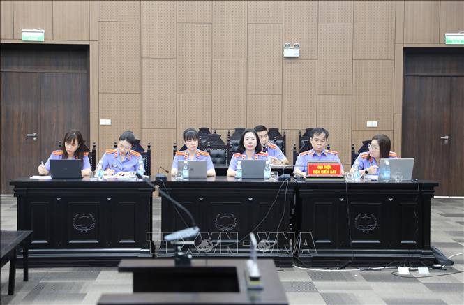 Đại diện Viện Kiểm sát tại phiên tuyên án. Ảnh: Quốc Lũy - TTXVN