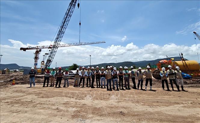 Công trình mở rộng Cảng hàng không quốc tế Phú Quốc. Ảnh: Lê Huy Hải - TTXVN