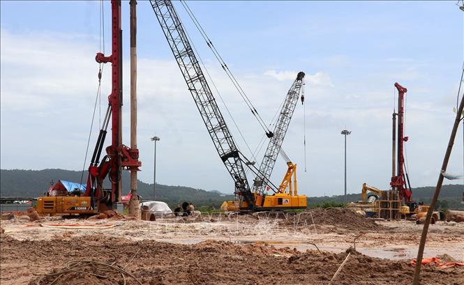 Công trình mở rộng Cảng hàng không quốc tế Phú Quốc. Ảnh: Lê Huy Hải - TTXVN