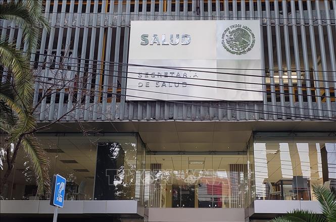 Trụ sở Bộ Y tế Mexico tại thủ đô Mexico City, Mexico. Ảnh: Phi Hùng - PV TTXVN tại Mexico