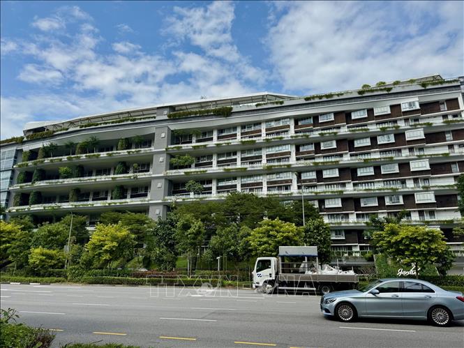 Chuyên môn về công trình xanh của Singapore đã được quốc tế công nhận. Ảnh: Đỗ Vân - PV TTXVN tại Singapore